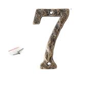 Numeri civici in ghisa da 0 a 9 da 14 cm for cassetta delle lettere | Cifre disponibili da 0 a 9, puoi scegliere il numero che ti serve for la marcatura