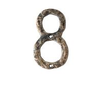 Numeri civici in ghisa da 0 a 9 da 14 cm for cassetta delle lettere | Cifre disponibili da 0 a 9, puoi scegliere il numero che ti serve for la marcatura