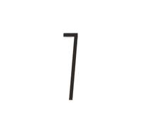 Numeri civici in metallo, 100mm Grande Numero Adesivo Moderno Targa Numero Porta Numero Casa Lettera Porta Hotel Indirizzo Cifre Adesivo Segno Numeri Porta D'Ingresso(Number 7)