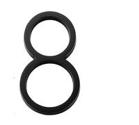 Numeri civici in metallo, 142mm Moderni Numeri Segnali Sulla Porta Extra Large Nero Indirizzo Appartamento E Targa Cassetta Postale #0-9 Numeri Porta D'Ingresso(8)