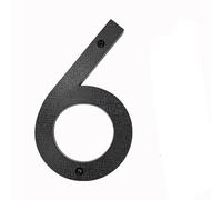 Numeri civici in metallo, 200mm/8 pollici Numero civico galleggiante ABS Nero Numeri in rilievo Segnale indirizzo #0-9 Lettere Grandi targhe moderne for porte Casa Esterno Numeri Numeri for porte d'in