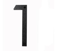 Numeri civici in metallo, 200mm/8 pollici Numero civico galleggiante ABS Nero Numeri in rilievo Segnale indirizzo #0-9 Lettere Grandi targhe moderne for porte Casa Esterno Numeri Numeri for porte d'in