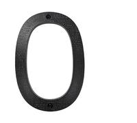 Numeri civici in metallo, 200mm/8 pollici Numero civico galleggiante ABS Nero Numeri in rilievo Segnale indirizzo #0-9 Lettere Grandi targhe moderne for porte Casa Esterno Numeri Numeri for porte d'in