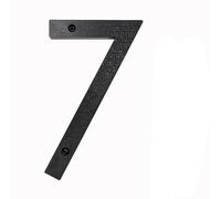 Numeri civici in metallo, 200mm/8 pollici Numero civico galleggiante ABS Nero Numeri in rilievo Segnale indirizzo #0-9 Lettere Grandi targhe moderne for porte Casa Esterno Numeri Numeri for porte d'in