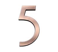 Numeri civici in metallo bronzo 3D 0-9 due set completi alti 10 cm per esterno