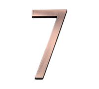 Numeri civici in metallo bronzo 3D 0-9 due set completi alti 10 cm per esterno