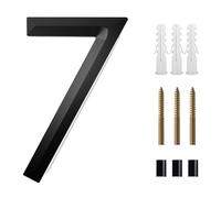 Numeri civici in metallo, Numero civico galleggiante da 8 pollici/200 mm, numeri 3D, cartello indirizzo, lettere #0-9, grandi targhe moderne for porte, numeri for porte anteriori esterne di casa(7)