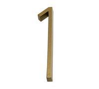 Numeri civici in metallo per porte, 5 pollici numero civico moderno galleggiante dorato porta d'oro for casa targhe segnaletiche esterne digitali 5 pollici #0-9 numeri porta d'ingresso(1)