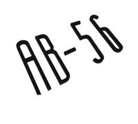 Numeri civici Lettere e numeri del numero civico in plastica nera da 10 cm(10CM-LETTER J)