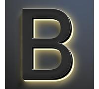 Numeri Civici, Numeri Civici Retroilluminati A LED, Numeri Civici Moderni Illuminati, Numeri Civici Illuminati Per Esterno.,B