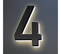 Numeri Civici Retroilluminati A LED, Moderni e Illuminati Per Esterno - 4