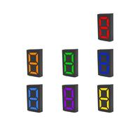Numeri civici solari RGB che cambiano colore illuminazione notturna automatica p