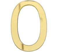 Numeri Civici Targa adesiva for porta 3D Appartamento esterno Indirizzo camera d'albergo creativa digitale for casa moderna in acrilico(Gold,0)