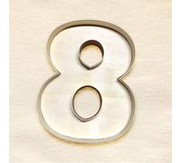 Numeri compilabili fatti a mano in legno grezzo 0-9, numeri vuoti e forme riempibili