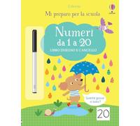 Numeri da 1 a 20. Libro disegno e cancello. Ediz. a colori. Con pennarello