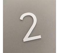 Numeri Da 2 Pollici for L'indirizzo Di Casa Numeri Della Cassetta Postale for La Cassetta Postale Esterna, I Numeri Civici Bianchi/Neri Sono Applicabili for Cassette Postali, Automobili(White 2)