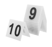Numeri Da Tavolo 10 pezzi di numeri da tavolo a forma di V, segnaposto for ristoranti, indicatori di prova, scena riutilizzabile Segnaposto Per Numeri Di Tavolo E Posti