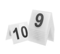 Numeri Da Tavolo 10 pezzi di numeri da tavolo, segnaposto riutilizzabili for ristoranti, segnaposto bifacciali Segnaposto Per Numeri Di Tavolo E Posti