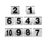 Numeri Da Tavolo 10 pezzi di targhette in acciaio inossidabile for numeri da tavolo, numeri for matrimoni, tende indiane in metallo Segnaposto Per Numeri Di Tavolo E Posti