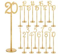 Numeri da tavolo Decor Carte da tavolo in legno per banchetti di nozze
