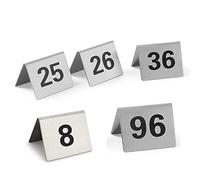 numeri da tavolo in acciaio inossidabile, Supporti for numeri da tavolo in stile tenda da 1-50 o 1-100(1 to 100)