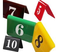 Numeri da tavolo in acrilico su entrambi i lati, impilabili, per eventi, perfetti per occasioni speciali