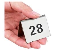 Numeri Da Tavolo Numeri da tavolo in acciaio inossidabile, cartelli da tavolo for ristoranti, bar, 10-15 pezzi Segnaposto Per Numeri Di Tavolo E Posti(26 to 40)