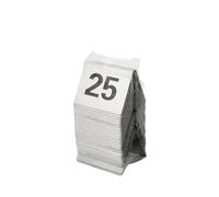 Numeri Da Tavolo Numeri da tavolo in acciaio inossidabile da 1 a 100, cartellini for tavoli a tenda, 10-30 pezzi Segnaposto Per Numeri Di Tavolo E Posti(Number 66-80)