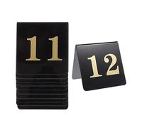 Numeri da tavolo, Porta numero da tavolo in acrilico, 1 set, triangolare, bifacciale, 8 cm × 8 cm / 3,15 × 3,15 pollici, for matrimoni, ristoranti e banchetti(21-30)