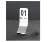 Numeri dei tavoli, Numeri da tavolo in acciaio inossidabile, diverse dimensioni: 5x5x14,5 cm, 2x2x5,7 pollici(81-90)