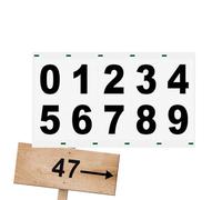 Numeri di adesivi per cassetta postale - Adesivi per numero indirizzo riflettenti impermeabili, adesivi per bidoni | Caratteristica, display commerciale residenziale per porte, cancelli