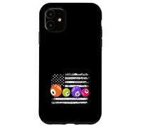 Numeri di bandiera americana del bingo giocatore di bingo patriottico Custodia per iPhone 11