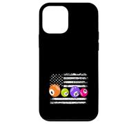 Numeri di bandiera americana del bingo giocatore di bingo patriottico Custodia per iPhone 12 mini