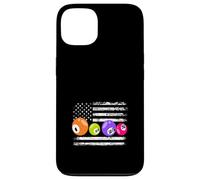 Numeri di bandiera americana del bingo giocatore di bingo patriottico Custodia per iPhone 13