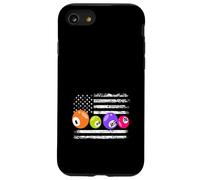 Numeri di bandiera americana del bingo giocatore di bingo patriottico Custodia per iPhone SE (2020) / 7 / 8