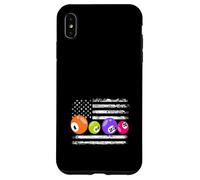Numeri di bandiera americana del bingo giocatore di bingo patriottico Custodia per iPhone XS Max