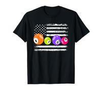 Numeri di bandiera americana del bingo giocatore di bingo patriottico Maglietta