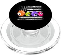 Numeri di bandiera americana del bingo giocatore di bingo patriottico PopSockets PopGrip per MagSafe