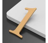 Numeri di casa in acrilico, porta adesiva moderna(Gold,1_5CM)