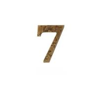 Numeri Di Casa Per Fuori, Personalizzato Indirizzo Segno | 5CM Decorazioni moderne della cassetta postale in ottone in bronzo all'aperto, segnali di indirizzo stradale(7)