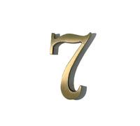 Numeri Di Casa Per Fuori, Segnali Di Indirizzo Per Case, Adesivi Numerici | 5CM Golden Ottone Mattone 3d Wall Decal, Personalizzato Giardino Segno, Decorazioni Autoadesive Cassetta Postale(7)