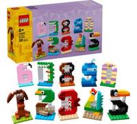 Lego Birthday Numbers Construction Game 281 Pieces Multicolor Bambini