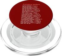 Numeri di emergenza Versetti Bibbia Call Upon Me In Time Of Need PopSockets PopGrip per MagSafe