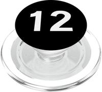 Numeri di gruppo o squadra corrispondenti numero anteriore e posteriore 12 PopSockets PopGrip per MagSafe