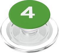 Numeri di gruppo o squadra corrispondenti numero anteriore e posteriore 4 PopSockets PopGrip per MagSafe