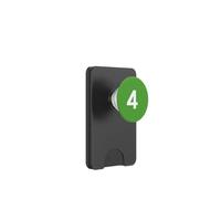 Numeri di gruppo o squadra corrispondenti numero anteriore e posteriore 4 PopSockets PopWallet per MagSafe
