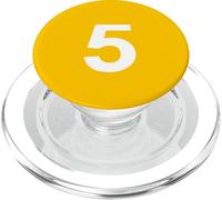 Numeri di gruppo o squadra corrispondenti numero anteriore e posteriore 5 PopSockets PopGrip per MagSafe