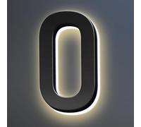 Numeri di Indirizzo A LED Retroilluminati, Numeri Civici Illuminati Moderni, Numeri Civici Illuminati, 0, 8 inch/200mm