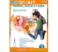 NUMERI FORME E REALTA' * ALGEBRA + GEOMETRIA 3 (9788829204205) - Libro Scolastico + Kit Scuola con Copertine Rebillo