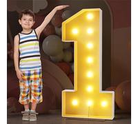 Numeri illuminati for tendone, numeri grandi a led Lettere Numeri di segnaletica Numeri grandi illuminati Lettere a led illuminati, Matrimonio Compleanno Festa Casa Cartone con lampadine Kit pretaglia